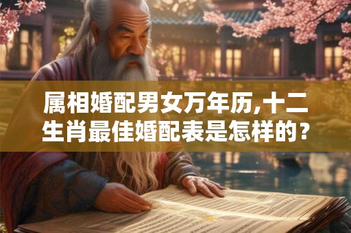属相婚配男女万年历,十二生肖最佳婚配表是怎样的？
