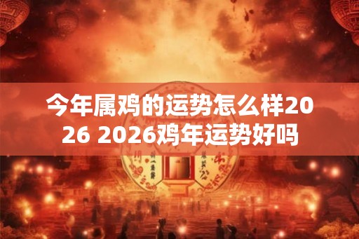 今年属鸡的运势怎么样2026 2026鸡年运势好吗