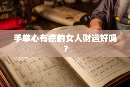 手掌心有痣的女人财运好吗？