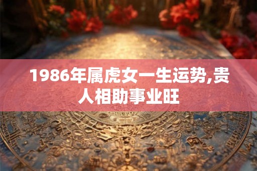 1986年属虎女一生运势,贵人相助事业旺