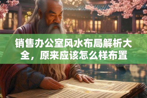 销售办公室风水布局解析大全，原来应该怎么样布置