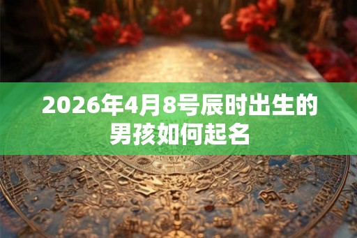 2026年4月8号辰时出生的男孩如何起名 2026年4月8号辰时出生的男孩如何起名