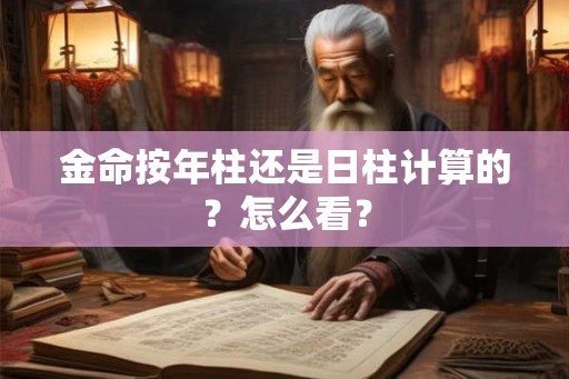 金命按年柱还是日柱计算的？怎么看？