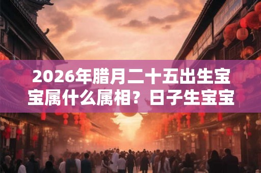 2026年腊月二十五出生宝宝属什么属相?日子生宝宝好吗? 2026年腊月二十五出生宝宝属什么属相?日子生宝宝好吗?