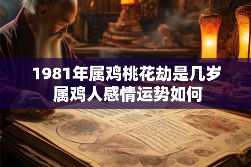1981年属鸡桃花劫是几岁 属鸡人感情运势如何