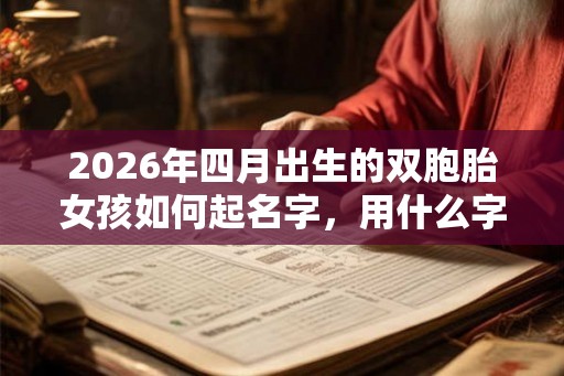 2026年四月出生的双胞胎女孩如何起名字，用什么字比较好