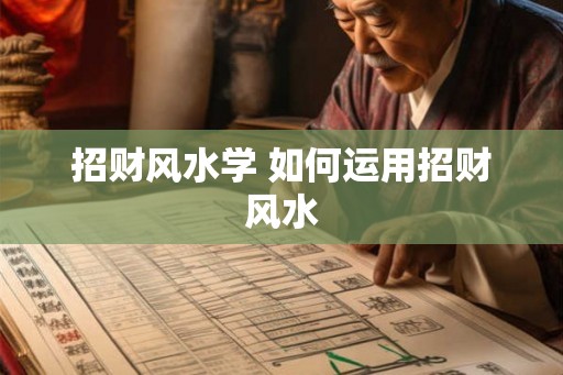 招财风水学 如何运用招财风水