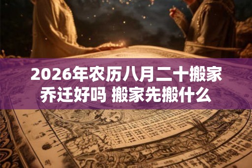 2026年农历八月二十搬家乔迁好吗 搬家先搬什么