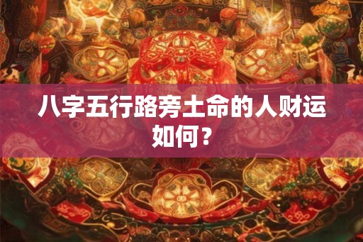 八字五行路旁土命的人财运如何? 八字五行路旁土命的人财运如何?