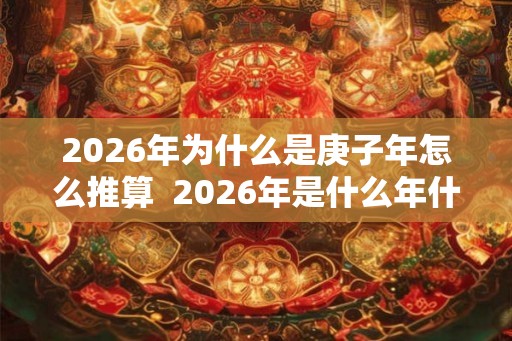 2026年为什么是庚子年怎么推算 2026年是什么年什么命 2026年为什么是庚子年怎么推算 2026年是什么年什么命