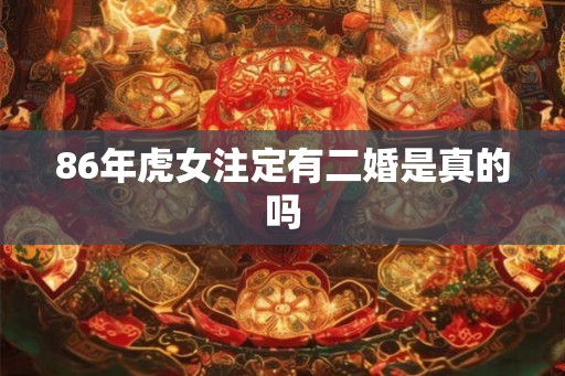 86年虎女注定有二婚是真的吗