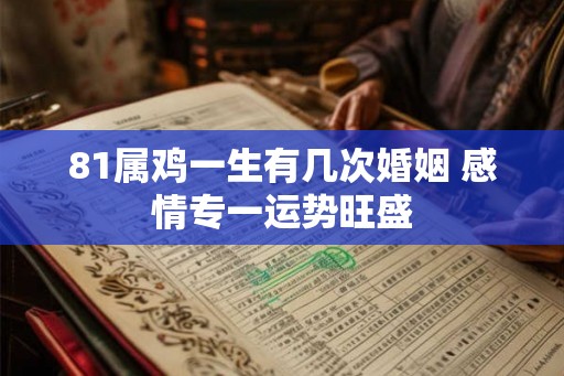 81属鸡一生有几次婚姻 感情专一运势旺盛