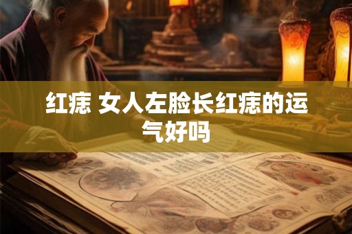 红痣 女人左脸长红痣的运气好吗