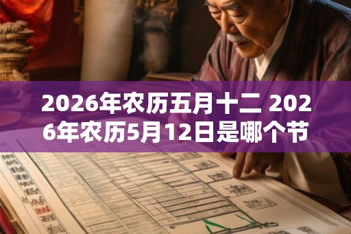 2026年农历五月十二 2026年农历5月12日是哪个节日