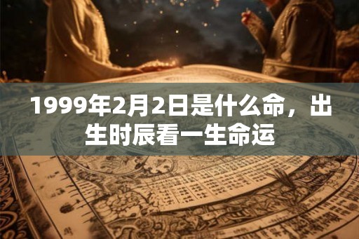 1999年2月2日是什么命，出生时辰看一生命运
