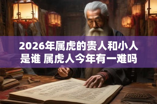 2026年属虎的贵人和小人是谁 属虎人今年有一难吗