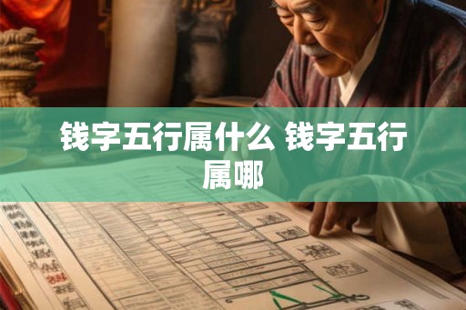 钱字五行属什么 钱字五行属哪 钱字五行属什么 钱字五行属哪