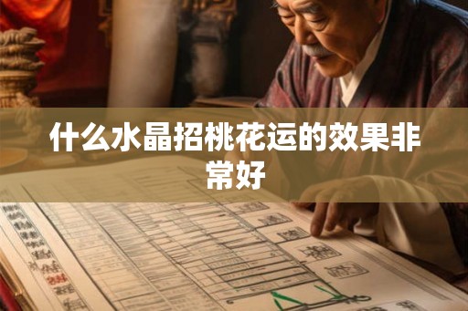 什么水晶招桃花运的效果非常好