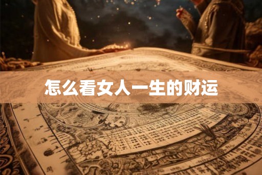 怎么看女人一生的财运 怎么看女人一生的财运
