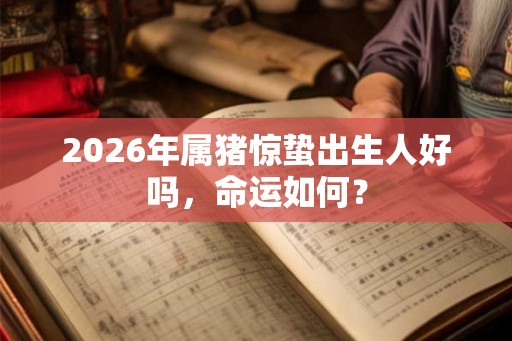 2026年属猪惊蛰出生人好吗，命运如何？