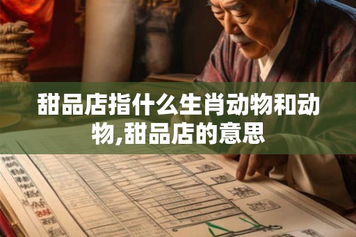 甜品店指什么生肖动物和动物,甜品店的意思