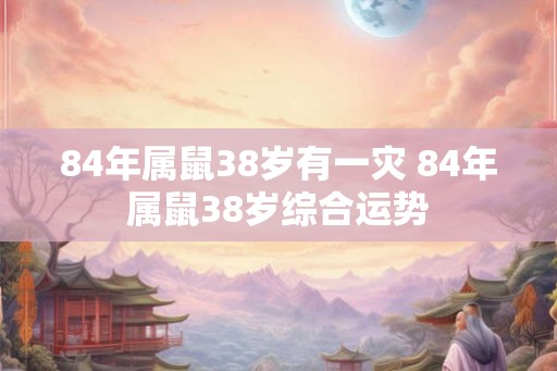 84年属鼠38岁有一灾 84年属鼠38岁综合运势 84年属鼠38岁有一灾 84年属鼠38岁综合运势