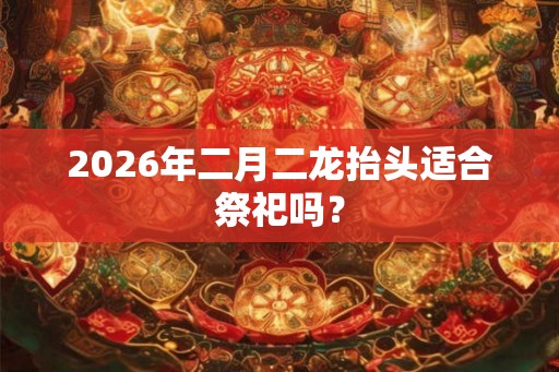 2026年二月二龙抬头适合祭祀吗？
