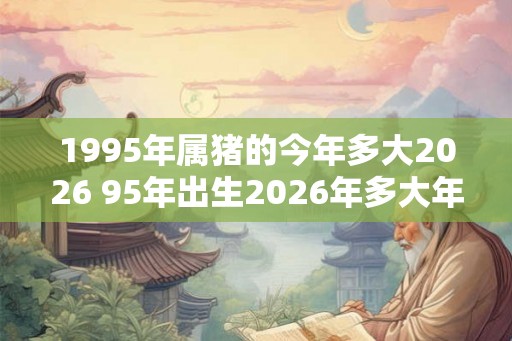 1995年属猪的今年多大2026 95年出生2026年多大年龄