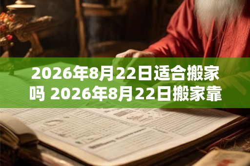 2026年8月22日适合搬家吗 2026年8月22日搬家靠谱吗