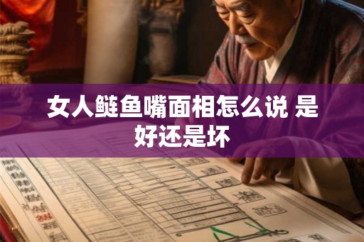 女人鲢鱼嘴面相怎么说 是好还是坏