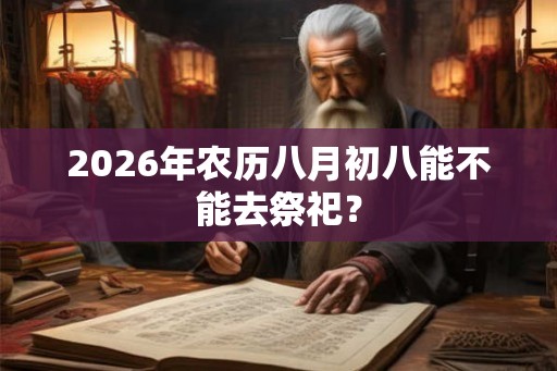 2026年农历八月初八能不能去祭祀？