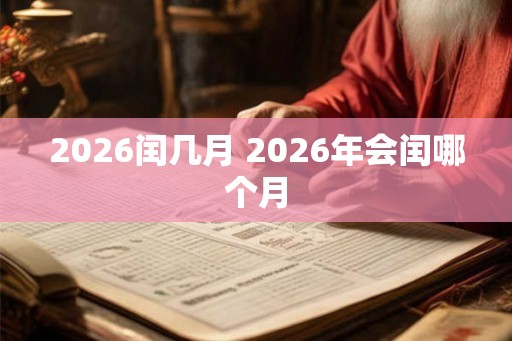 2026闰几月 2026年会闰哪个月