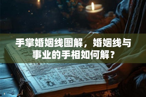 手掌婚姻线图解，婚姻线与事业的手相如何解？