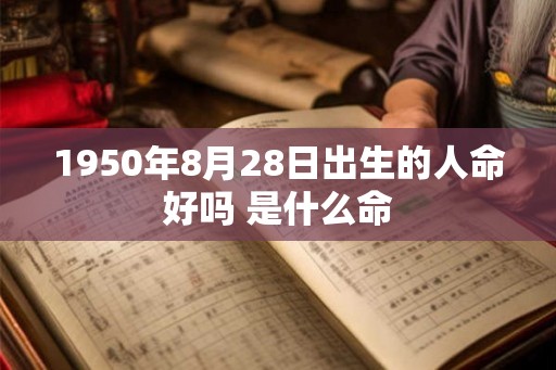 1950年8月28日出生的人命好吗 是什么命 1950年8月28日出生的人命好吗 是什么命
