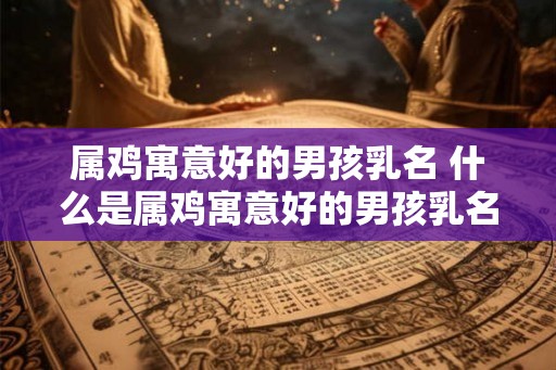 属鸡寓意好的男孩乳名 什么是属鸡寓意好的男孩乳名