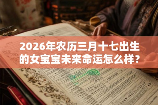 2026年农历三月十七出生的女宝宝未来命运怎么样？