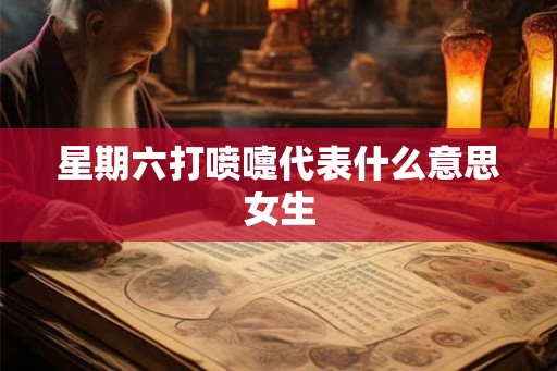 星期六打喷嚏代表什么意思女生 星期六打喷嚏代表什么意思女生