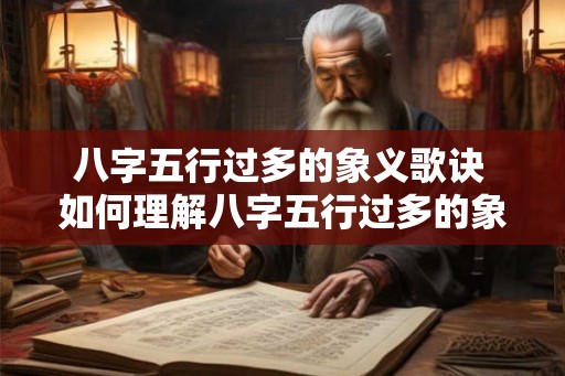 八字五行过多的象义歌诀 如何理解八字五行过多的象义歌诀