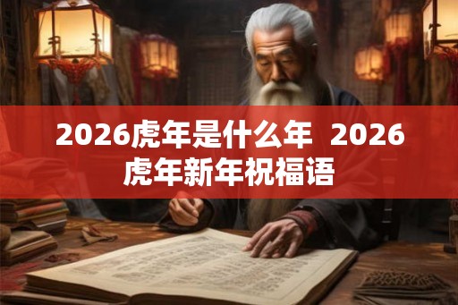 2026虎年是什么年  2026虎年新年祝福语