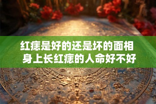 红痣是好的还是坏的面相  身上长红痣的人命好不好
