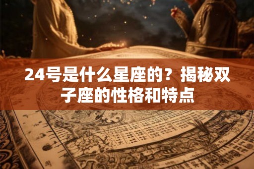 24号是什么星座的?揭秘双子座的性格和特点 24号是什么星座的?揭秘双子座的性格和特点