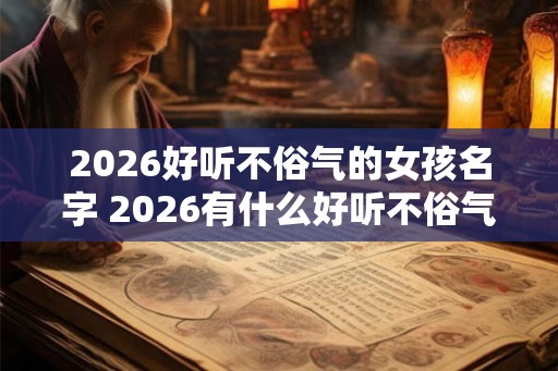 2026好听不俗气的女孩名字 2026有什么好听不俗气的女孩名字