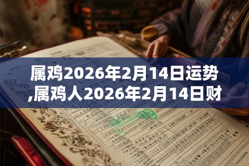 属鸡2026年2月14日运势,属鸡人2026年2月14日财运,生肖鸡2026年2月14日运势 属鸡2026年2月14日运势,属鸡人2026年2月14日财运,生肖鸡2026年2月14日运势