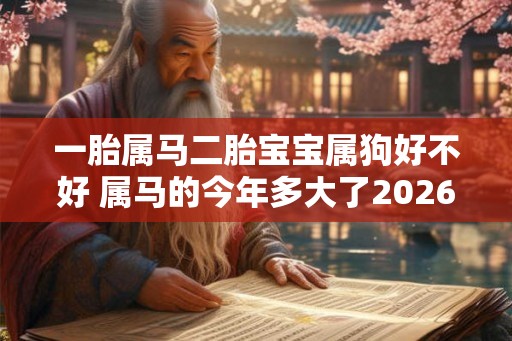 一胎属马二胎宝宝属狗好不好 属马的今年多大了2026