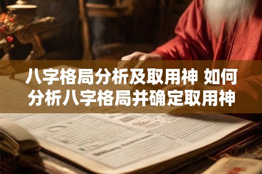 八字格局分析及取用神 如何分析八字格局并确定取用神