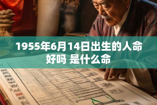 1955年6月14日出生的人命好吗 是什么命