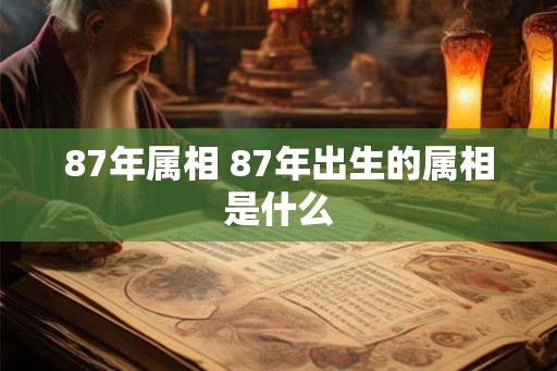 87年属相 87年出生的属相是什么