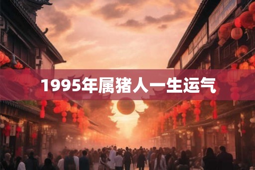 1995年属猪人一生运气