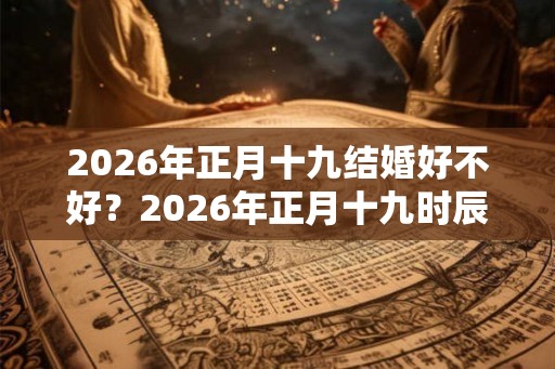 2026年正月十九结婚好不好？2026年正月十九时辰吉凶？