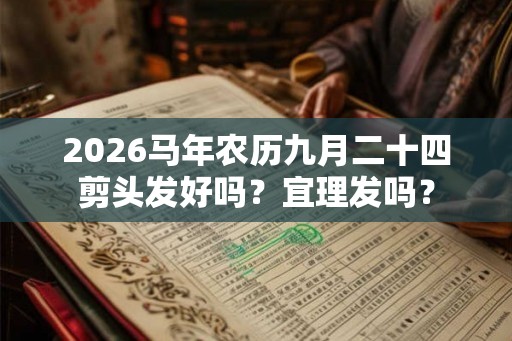 2026马年农历九月二十四剪头发好吗?宜理发吗? 2026马年农历九月二十四剪头发好吗?宜理发吗?